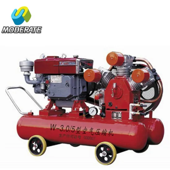 Portable diesel air compressor 220l 5bar 3.0m3 compressor