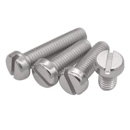 DIN84 Stainless Steel Slotted Cheese Head Screws