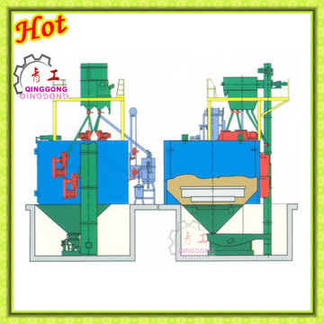 Turning Table Descale Cleaning Shot Blasting Machine