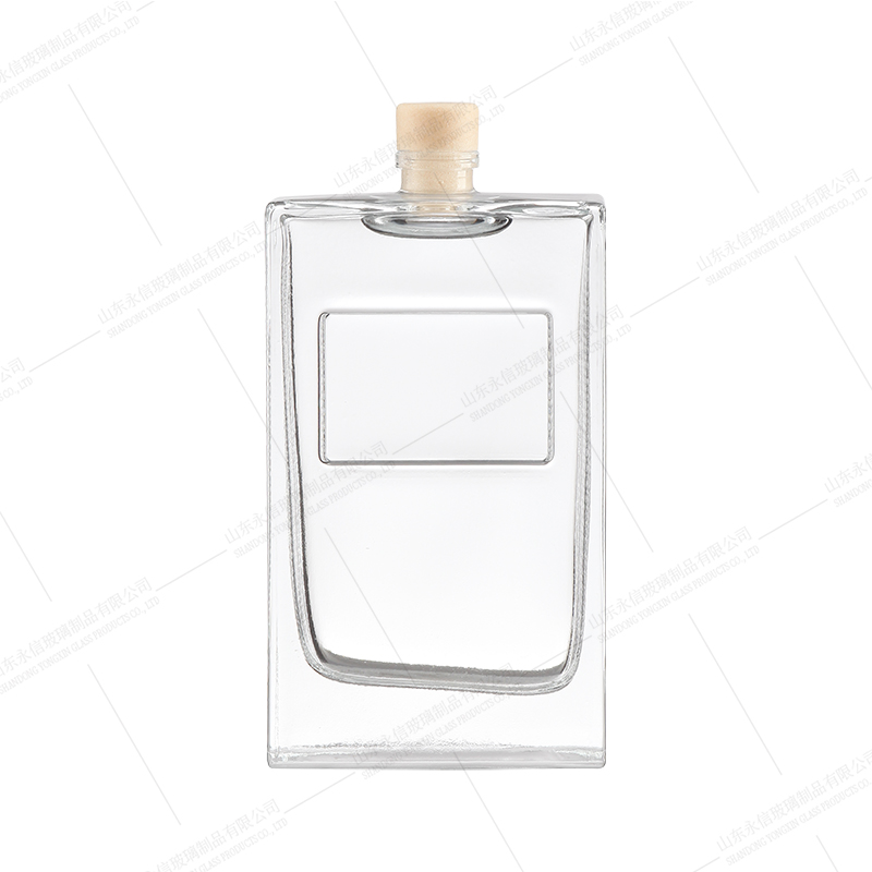 Square narrow-mouth perfume bottle customize