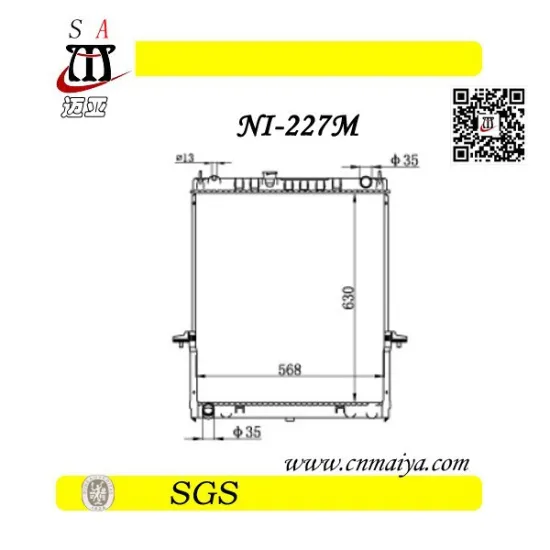 21460- autoparts for aluminum auto car radiator
