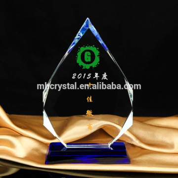 Blue base Crystal Award Trophies MH-J0894