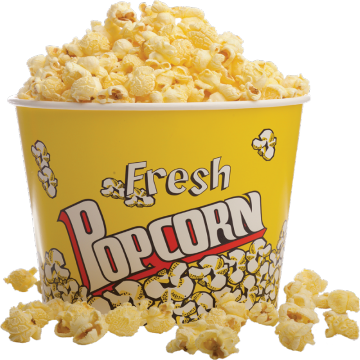 Custom Printed Paper Popcorn Cups, Buckets, and Tubs