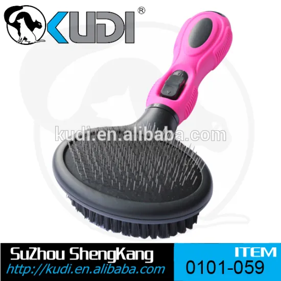 Multifunctional Slicker Brush with Interchangeable Head