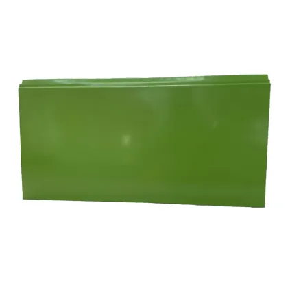 Green Flat Insulation Board Metal Exterior Wall Panel Polyurethane Core Panels