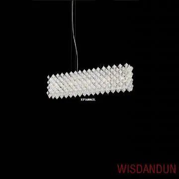 Modern Hall exhibiton crystal pendant lighting