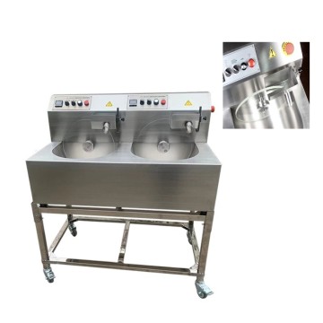 30L 2 Pot Chocolate Tempering Machine and 15L Tempering Machinery for Chocolate Manufacturing