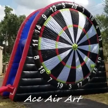 High-Quality, Double-Sided Inflatable Soccer Dart Board Set: 4m Model with Vinyl Tarpaulin and Repair Kit