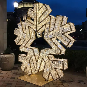 Factory Wholesale LED 3D Outdoor Snowflake Lights for Christmas Decoration