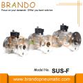 Flange End Stainless Steel Solenoid Valve 24VDC 220VAC