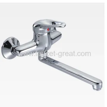 Wall Mounted Single Handle Sink Faucets 