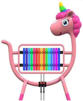 Creative Animal Design Heat-Resistant Durable Outdoor Community Daycare Percussion Instrument