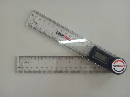 Stainless Steel Woodworking Hand Tools Carpenters Digital Angle Ruler Level Finder