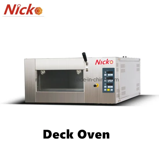 Micro-Computer Control Panel Single Deck Gas Bakery Oven for Bread