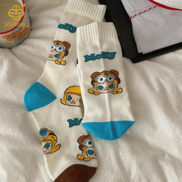 만화 대학 스타일 스타일의 더미 더미 양말