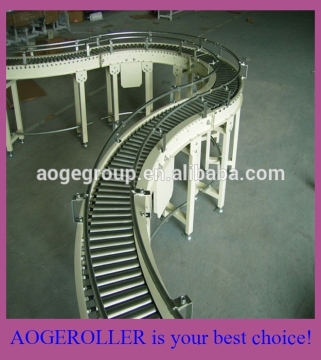 90 degree 180 degree turning roller conveyor