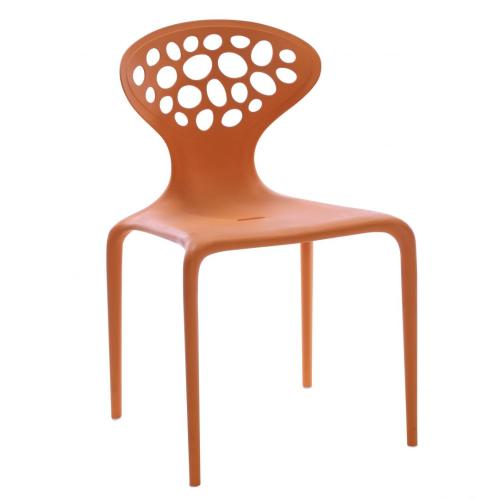 Réplica de cadeiras de plástico sobrenatural para jantar em plástico moderno
