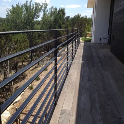Customized Modern Indoor and Outdoor Easy-to-Assemble Aluminum Alloy Handrails Stair Balcony Guardrail Railing Fencing