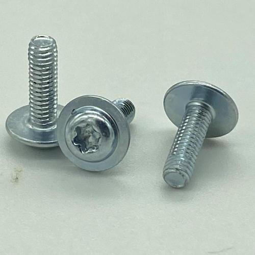 Tornillos de sartén Torx con lavadora M3-0.5*10 Tornillos difíciles