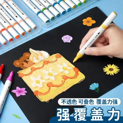 M&G Dual Soft Tip Acrylic Marker Pen Set