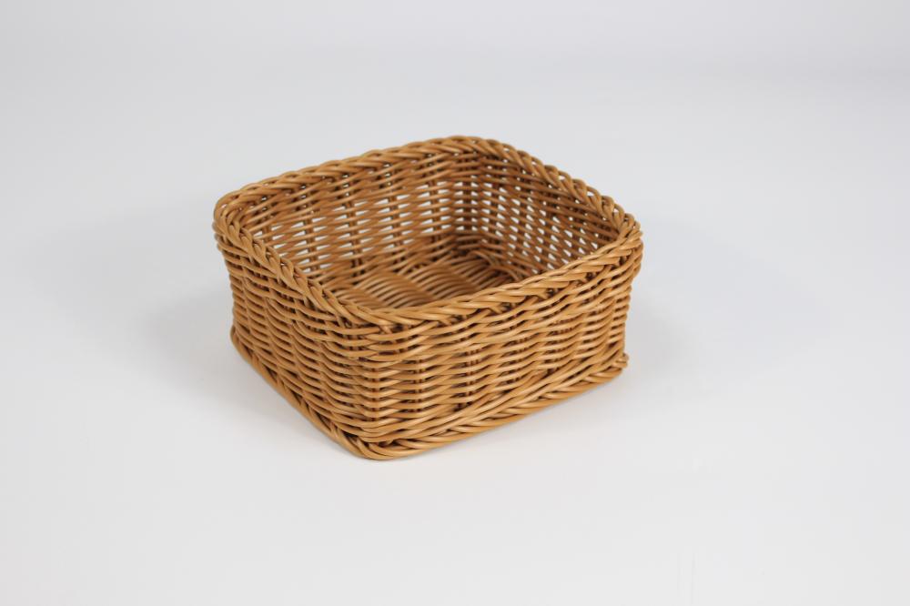 Washabale rectangle PP rattan basket for bread