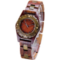 Unique Wooden Women's Quartz Wood Wrist Watch