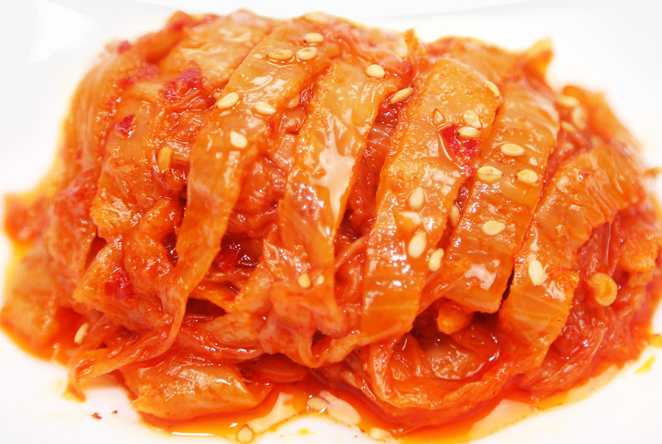 Stir-fried spicy Chinese cabbage