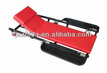 40 inch wheels auto steel mechanic car creeper with tool tray