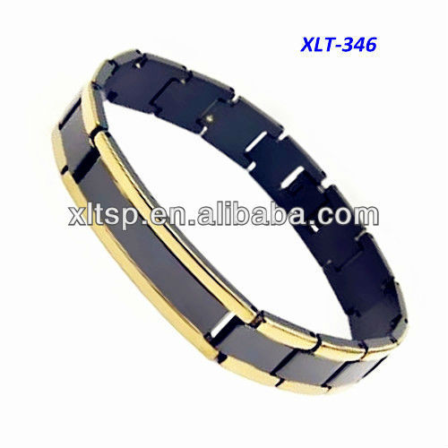 XLT-346 Stainless Steel TWO TONE ID Bracelet