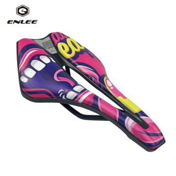 PU Leather Bicycle Saddle for E-Bikes and Mountain Bikes - Multiple Colors and Styles Included in Package