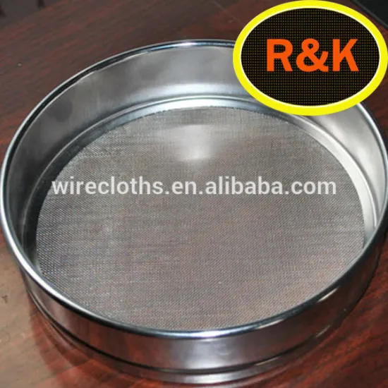 good quality stainless steel woven wire mesh test sieve