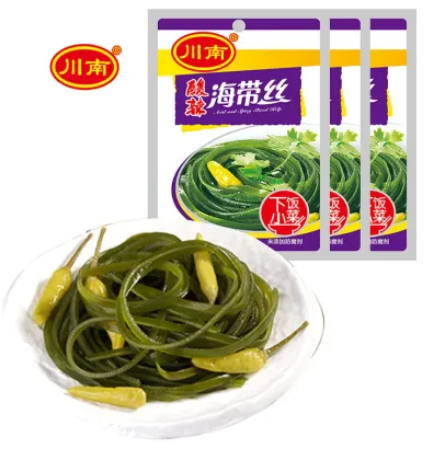 Chinese Kelp Traditional Food Vegetable Pickles Kimchi Seaweed