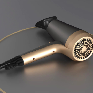 Professional DC Motor Hair Dryer with Hot and Cold Air, 3 Heat Settings, and Negative Ions