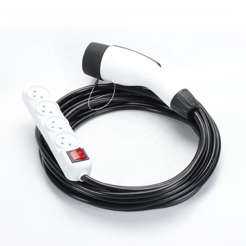 Tappo di scarico del lato elettrico per auto GBT 16A EV Cavo di caricamento con socket Israel per la stazione di alimentazione esterna (V2L Supported)