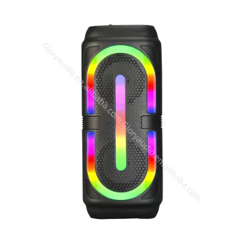 Portable Dual 4-inch Handle Wireless Home Theater System with Battery-Powered Speaker