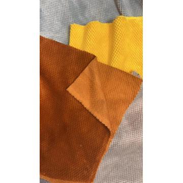 Corduroy solid flannel fleece fabric