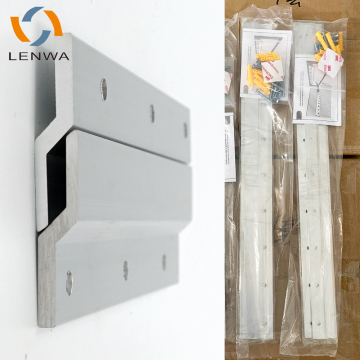 Lenwa Aluminium 2in Interlock Furniture Cermin Dinding Gantung Braket