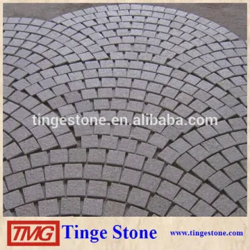 Flamed granite cobble stone for garden