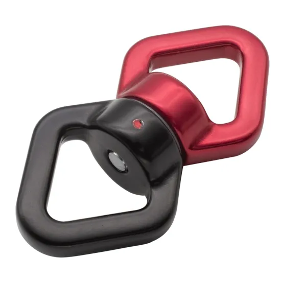 Jensan Manufacturer's 30KN Chrome-Plated Steel Rotating Connection Swivel Carabiner Hook for Aerial Yoga: Custom Product Details and Features