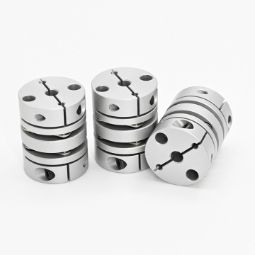 Aluminium fleksibel poros kopling cakram ganda D19mm L27mm - Penjualan Langsung Pabrik