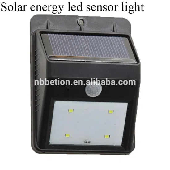 solor energy led sensor light wall light outdoor sensor light