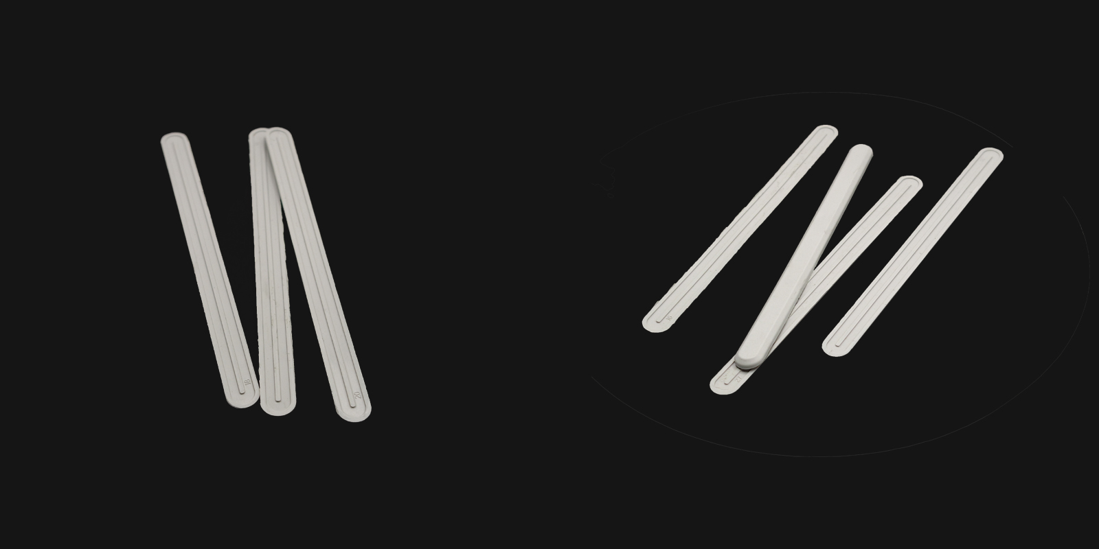 Shock-absorbing Rubber Strips