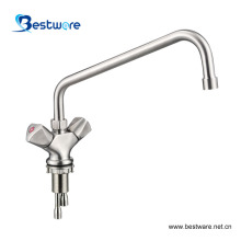 Wall Mount Kitchen Faucet With Pulldown Sprayer