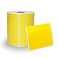 ฉลากการจัดส่งสินค้าสีเหลืองพรีเมี่ยม 100x150 สติกเกอร์