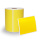 Premium yellow address shipping label 100x150 sticker