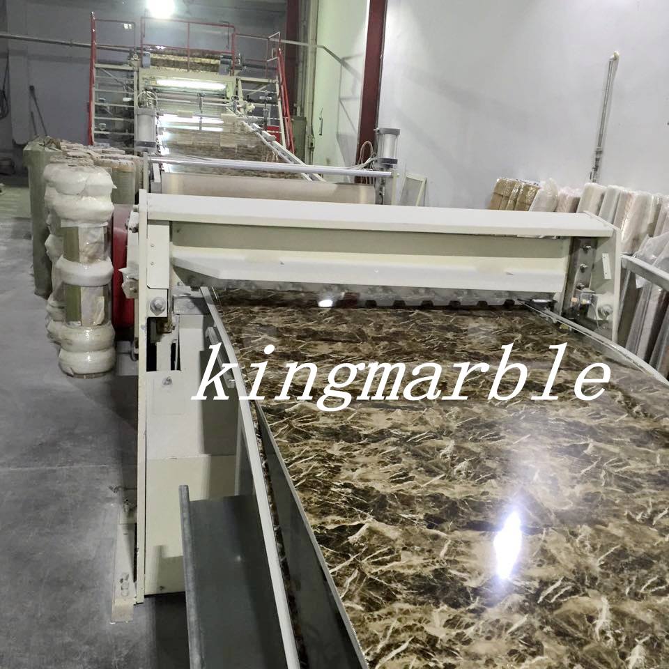 2017 hot sale high glossy pvc marble panel