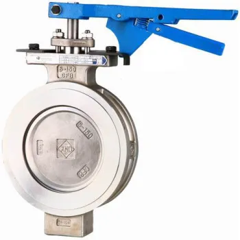 300lbs, 600lbs Alloy Steel Wafer High Performance Butterfly Valve 1-1/4 Inch To 64 Inch