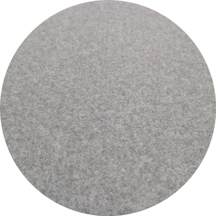 Knitted Needle Punched wool polyester viscose fabric