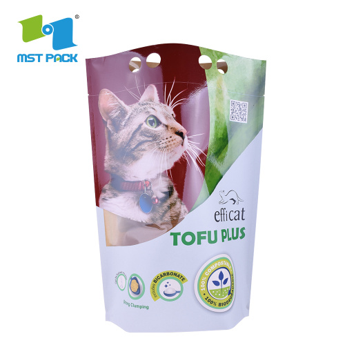 1,8 kg Pet Food Packaging Stand Up Bag met Zip Lock