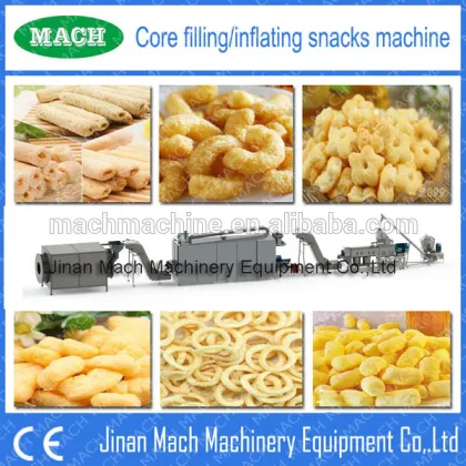 Extruded Puffed Corn Snack Food Production Line/ the Inflating Snack Food Production Line/Plant